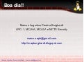 Técnicas avancadas de seguranca com iptables  - Marcus Augustus Pereira Burghardt