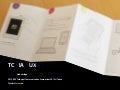 TC x IA "UX Design" Technical Communication Symposium 2012 Tokyo