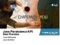 JPA Best Practices