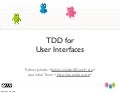 Tdd For GuIs