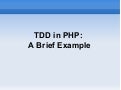 TDD in PHP - A Brief Example (Nashville PHP 2010-10-12)