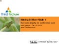 Making Business Intelligence More Usable