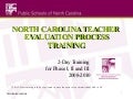 Teacher Evaluation Training
