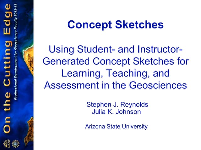 Teaching and assessing in-depth understanding of fundamental concepts using concept sketches