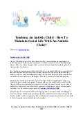 Teaching an autistic child   how to maintain social life with an autistic child