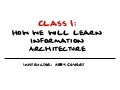 Introduction to Information Architecture