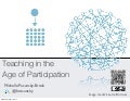 Teaching in the Age of Participation: Governors State University