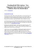 Teaching kids with autism   very important facts about the causes in children that you should know