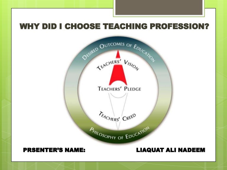 the teaching profession essay