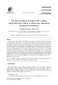 Teaching reading strategies and reading comprehension