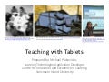 Teaching with Tablet Computers 