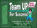 Team Up For Success By Tom Shay
