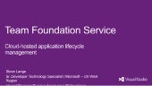 Team Foundation Server & Service Comparison