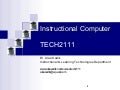 Applications: Word-Processing, Spreadsheet & Database