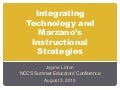 Integrating Technology & Marzano&rsquo;s Instructional Strategies