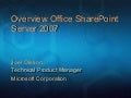 SharePoint Server 2007 Overview - TechMentor 2007 with Joel Oleson