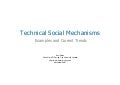 Technical Social Mechanisms - Examples and current trends