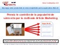 Methodes d&rsquo;echange de liens par article marketing