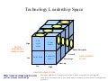 Technology leadership space matrix diagram