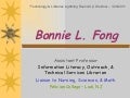 Technology & Libraries Lightning Round-Up (Fong)