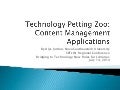 Technology petting zoo
