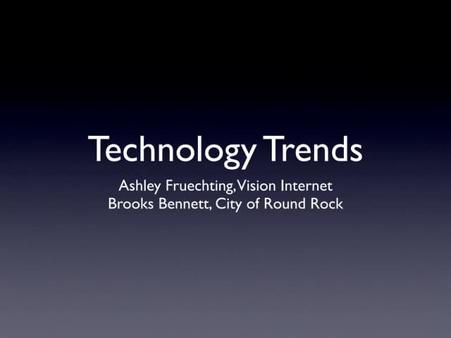 Tech Trends