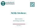 NoSQL databases