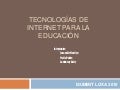 Tecnologías de internet en la Educación