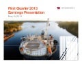 Teekay Offshore Partners First Quarter 2013 Earnings Presentation