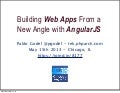 Tek 2013 - Building Web Apps from a New Angle with AngularJS
