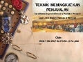 Teknik menjual produk