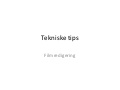 Tekniske Tips Video