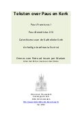 Teksten over Paus en Kerk