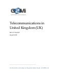 Telecommunications in the United Kingdom (UK).