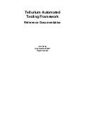Tellurium reference Document 0.7.0