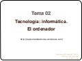 Tema 2 . el ordenador