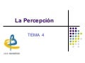 Tema 4 : La Percepción - 1º Parte