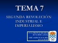 Tema 7    segunda revolución industrial  e imperialismo