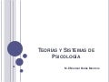 Teorías y sistemas de psicología
