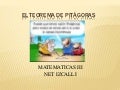 Teorema de pitagoras demostraciones