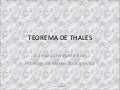 Teorema de thales