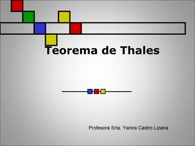 Teorema de thales