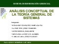 ANÁLISIS CONCEPTUAL DE LA TEORÍA GENERAL DE SISTEMAS