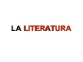 ¿Qué es literatura?