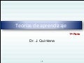 Teorias aprendizaje a