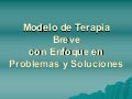 Terapia breve