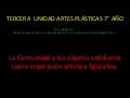 Tercera  unidad artes plásticas 7° año iii trimestre