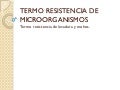 Termorresistencia