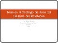 Tesis en el Catálogo de libros de la UPR