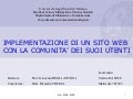 Slide Tesi Valerio Radice - Portale Ricambi
